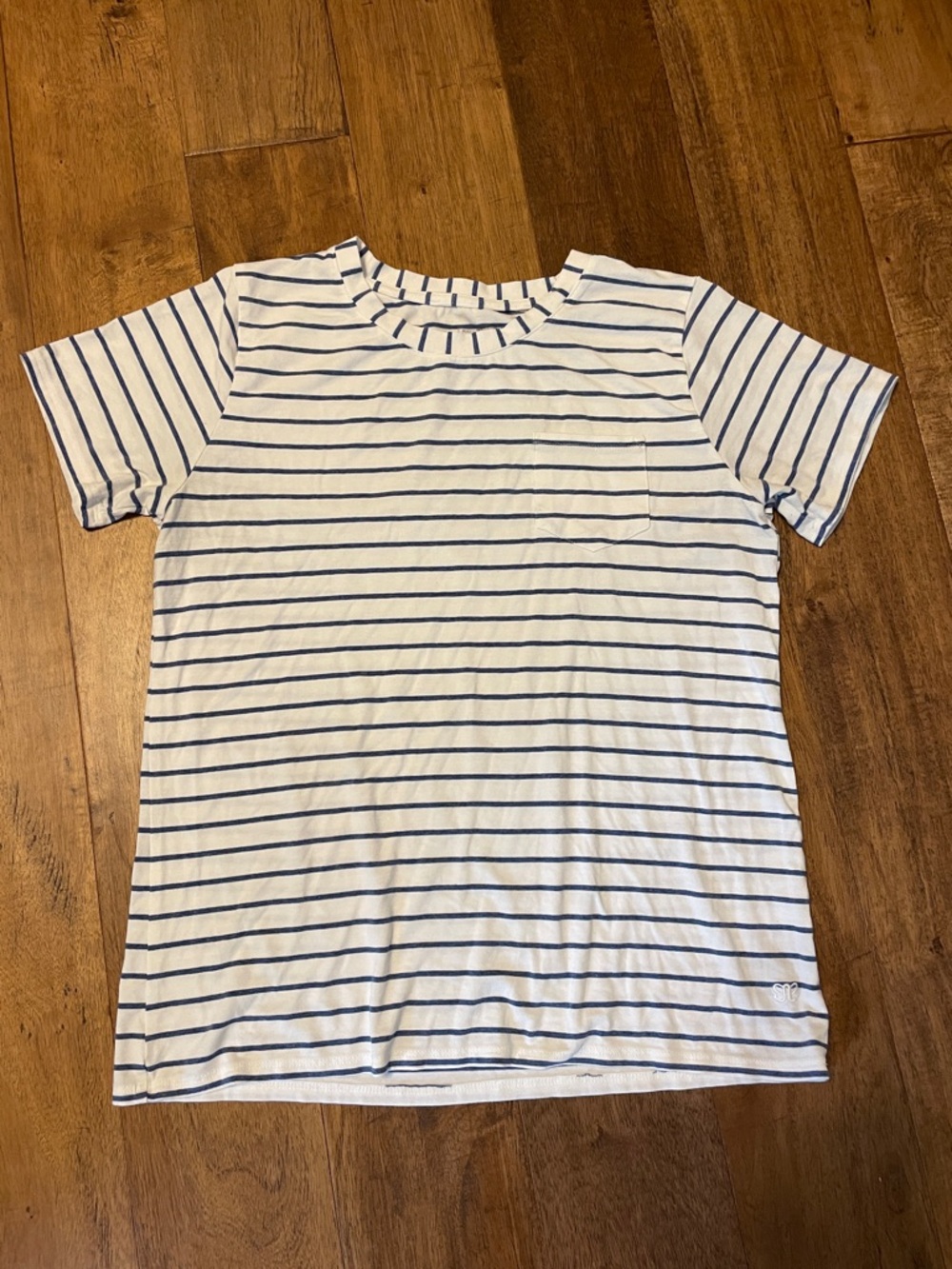 Albion Fit Basic Tee in Venice Stripe